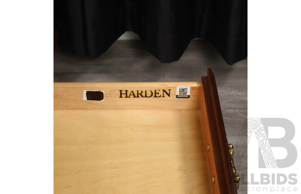 Mahogany Single Drawer Side Table Bt Kincaid Furniture for La-Z-Boy