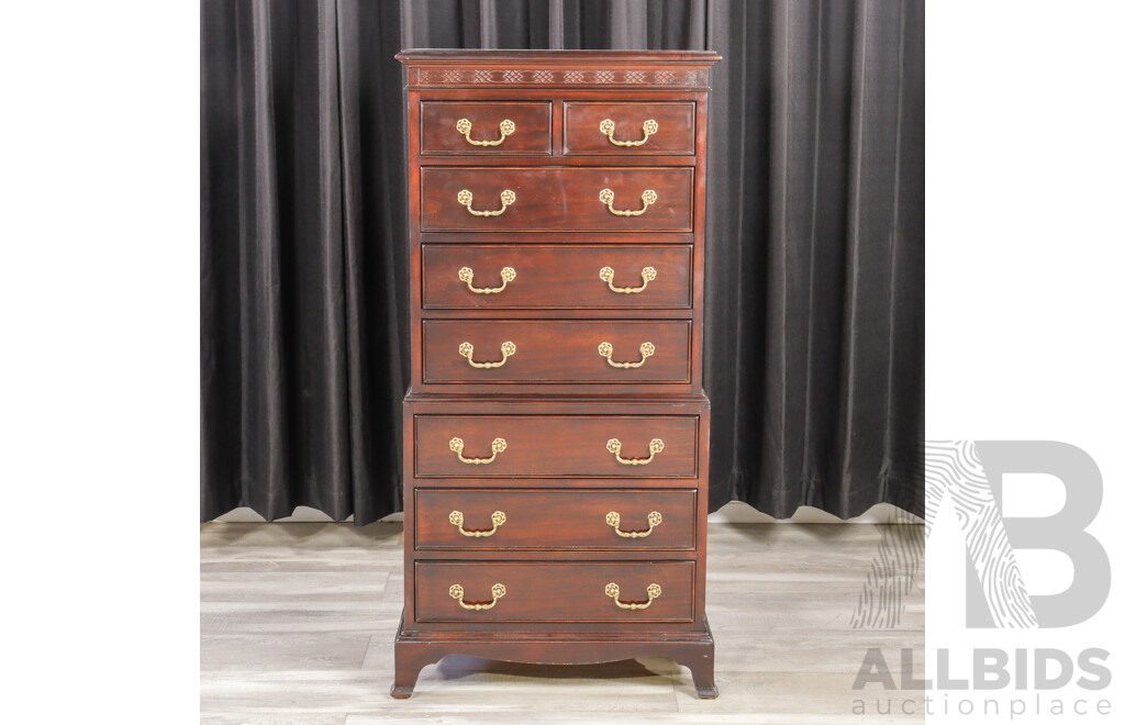 Mahogany Seven Drawer Seminar Chest by Century Furniture