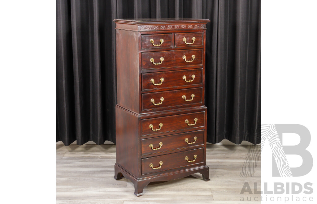 Mahogany Seven Drawer Seminar Chest by Century Furniture
