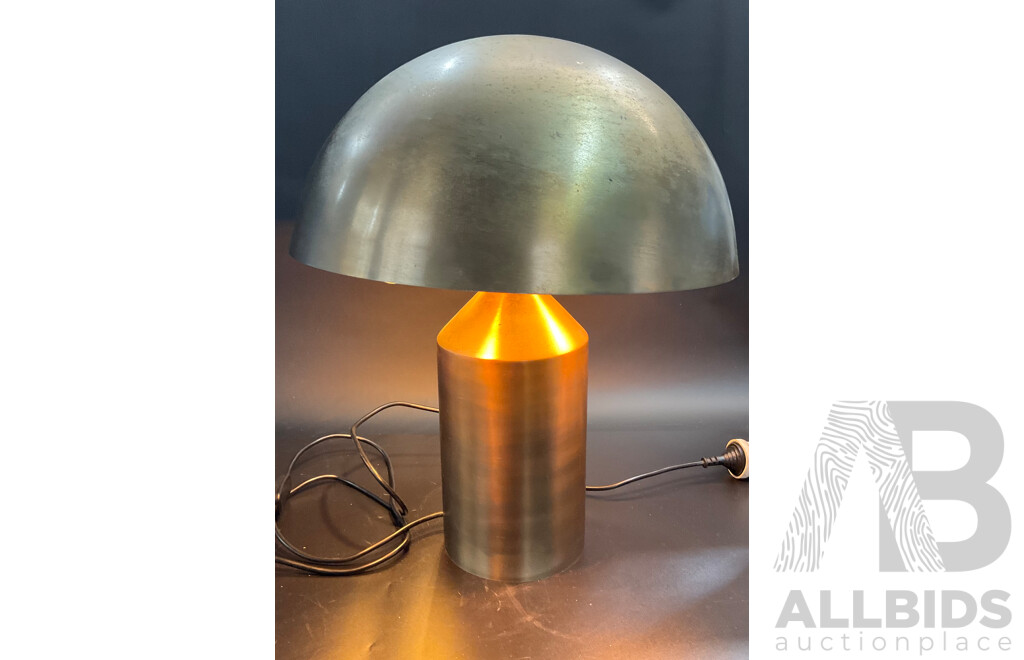 Mushroom Brass Table Lamp