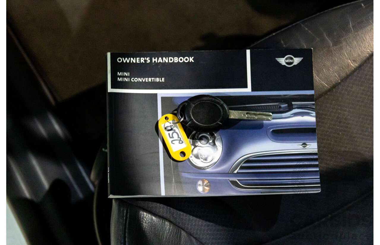 1/2005 Mini Cooper R50 2d Hatchback Pepper White 1.6L