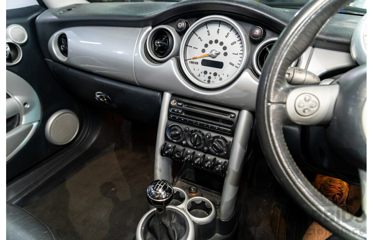 1/2005 Mini Cooper R50 2d Hatchback Pepper White 1.6L