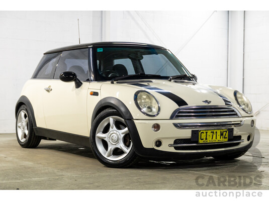 1/2005 Mini Cooper R50 2d Hatchback Pepper White 1.6L