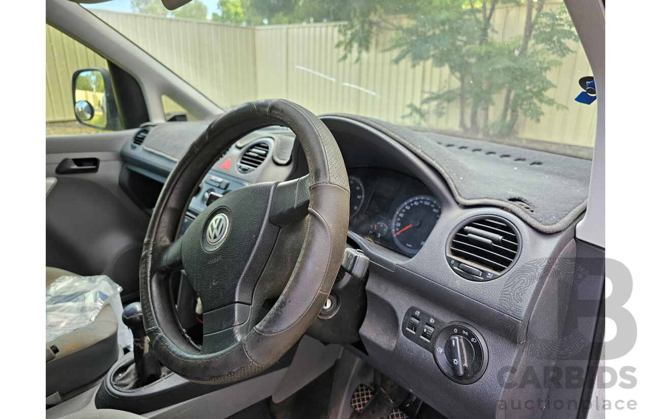 3/2007 Volkswagen Caddy 1.6 2K MY07 Van Candy White 1.6L