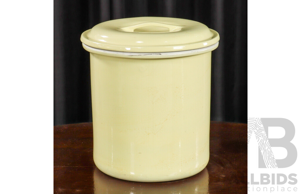 Vintage Glazed Ceramic Lidded Bread Croc by R.Fowler Ltd