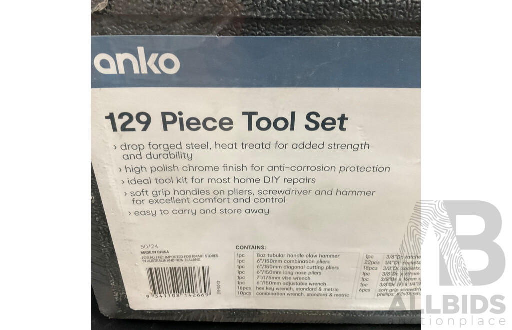 Anko 129 Piece Tool Set