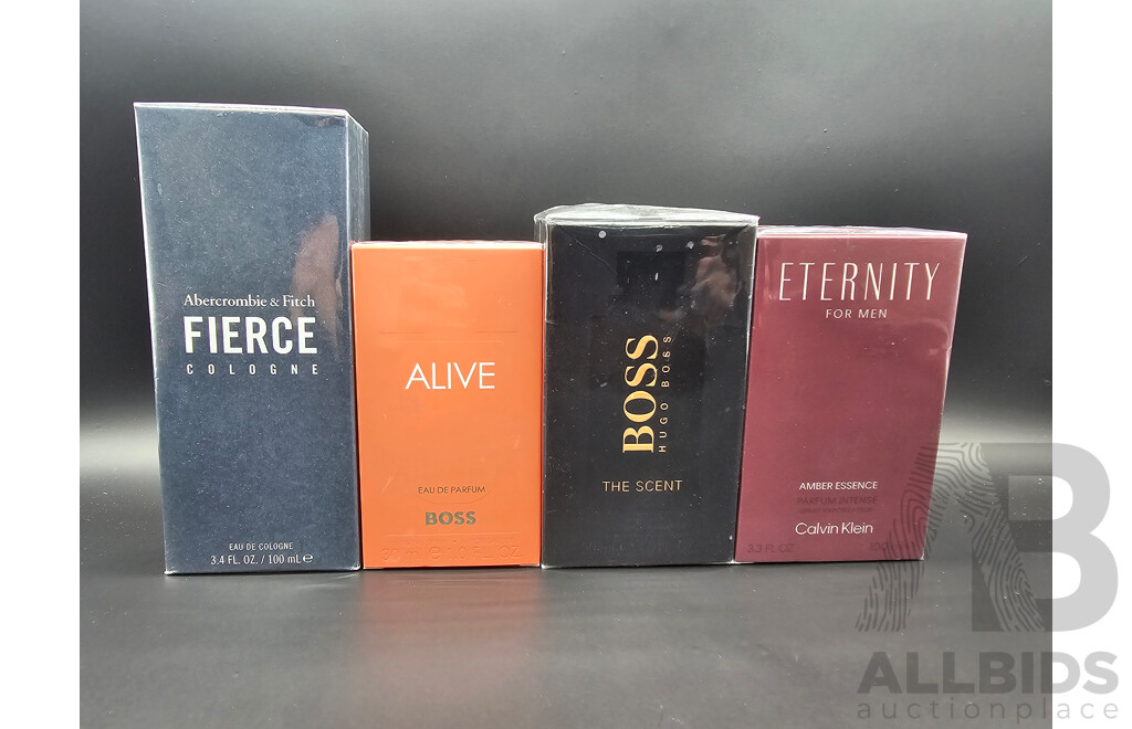 Assorted Fragrances Including Hugo Boss and Calvin Klein