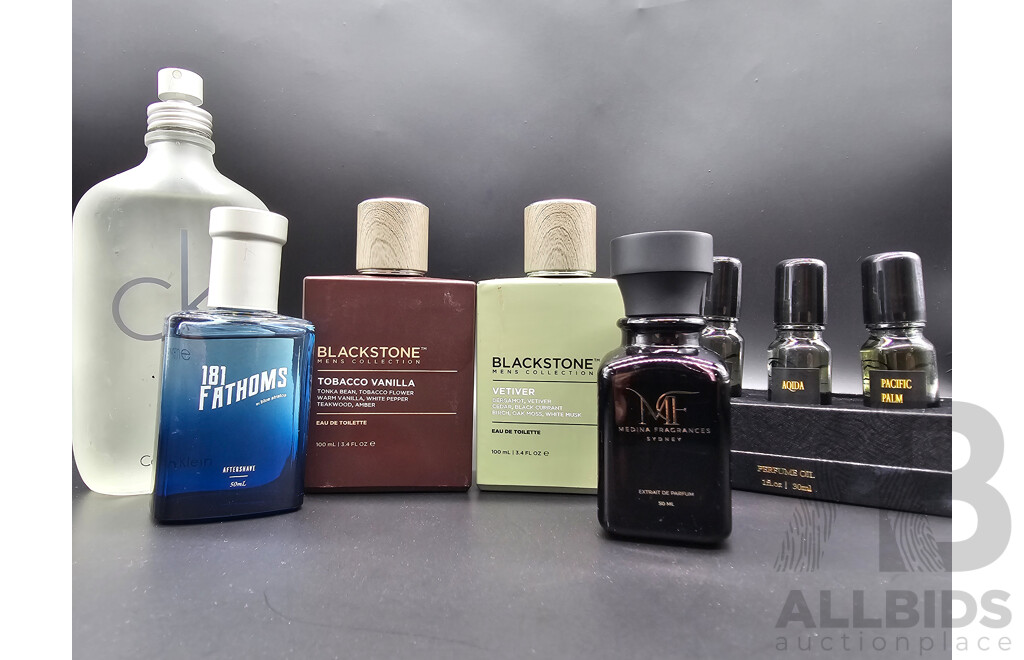 Assorted Fragrances Including Calvin Klein