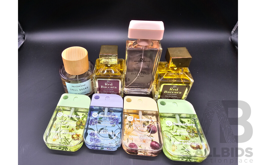 Assorted Fragrances and Hand Sanitisers