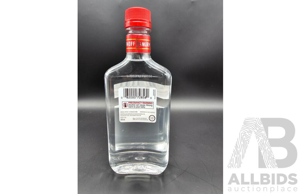 Malibu White Rum 700ml and Smirnoff Vodka 375ml