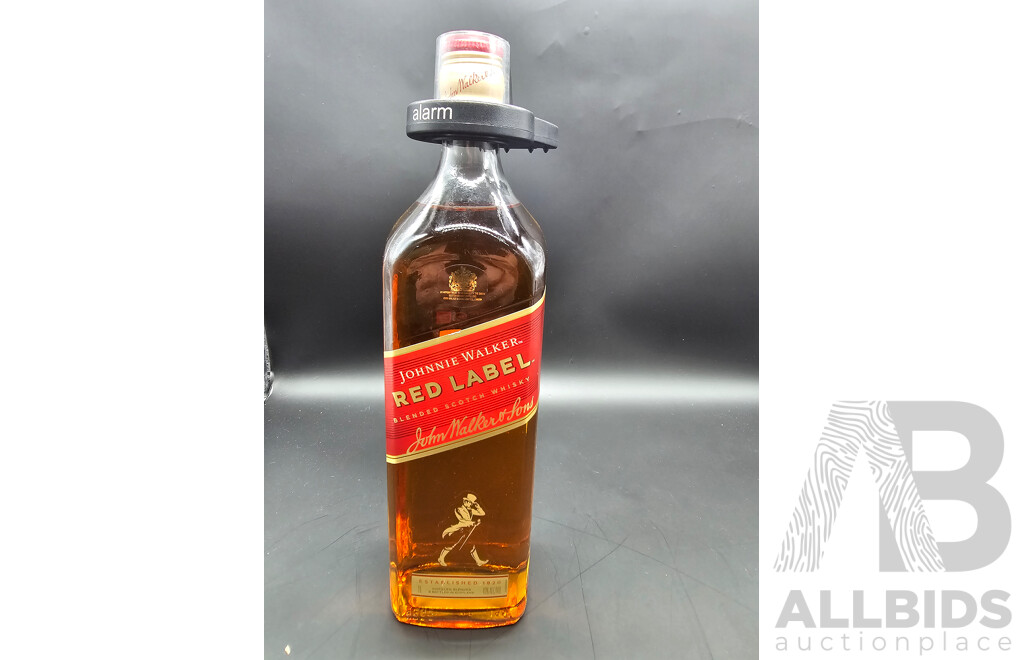 Johnnie Walker Red Label 1L and Chivas Regal 200ml