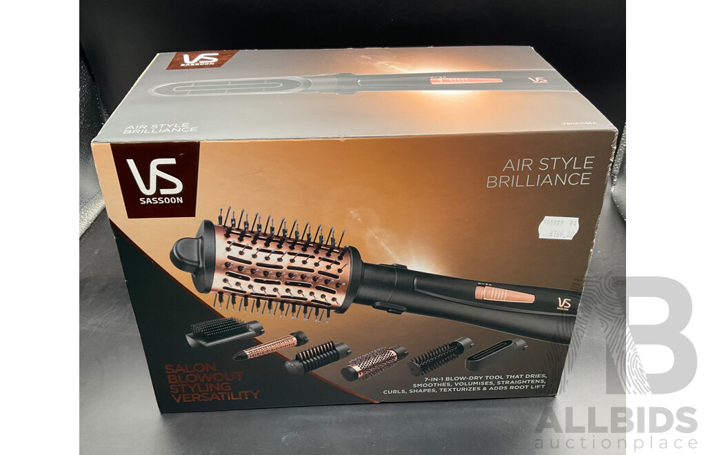 VS Sassoon Air Style Brilliance 7 in 1 Blow-Dry Tool