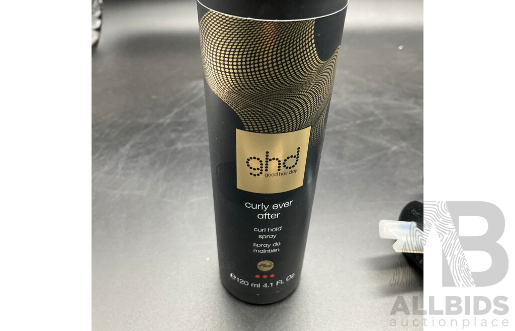 GHD CLT322 CURVE Soft Curl Curling Wand & Curly Ever After Spray
