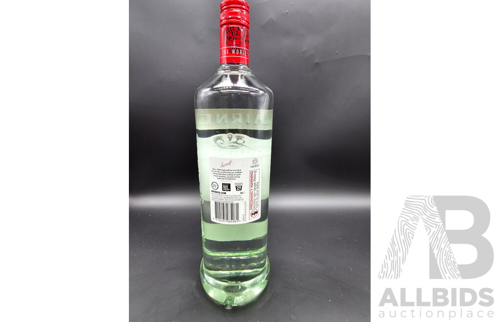 Smirnoff Vodka1L and Vodka Cruiser Bangin Boysenberry 700ml