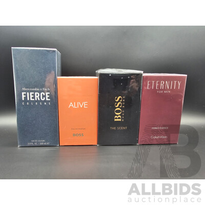 Assorted Fragrances Including Hugo Boss and Calvin Klein
