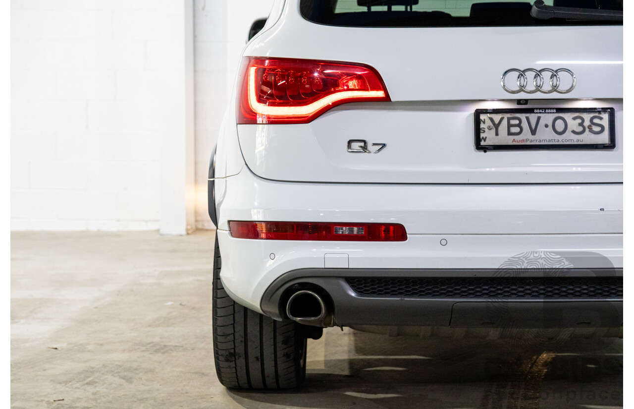 5/2013 Audi Q7 3.0 TDI Quattro MY13 4d Wagon Carrara White Turbo Diesel V6 3.0L