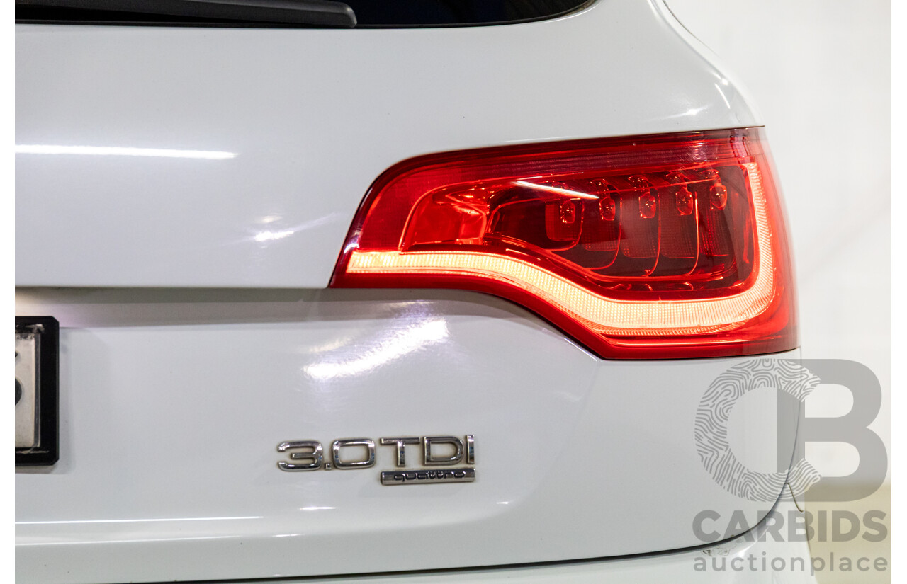 5/2013 Audi Q7 3.0 TDI Quattro MY13 4d Wagon Carrara White Turbo Diesel V6 3.0L
