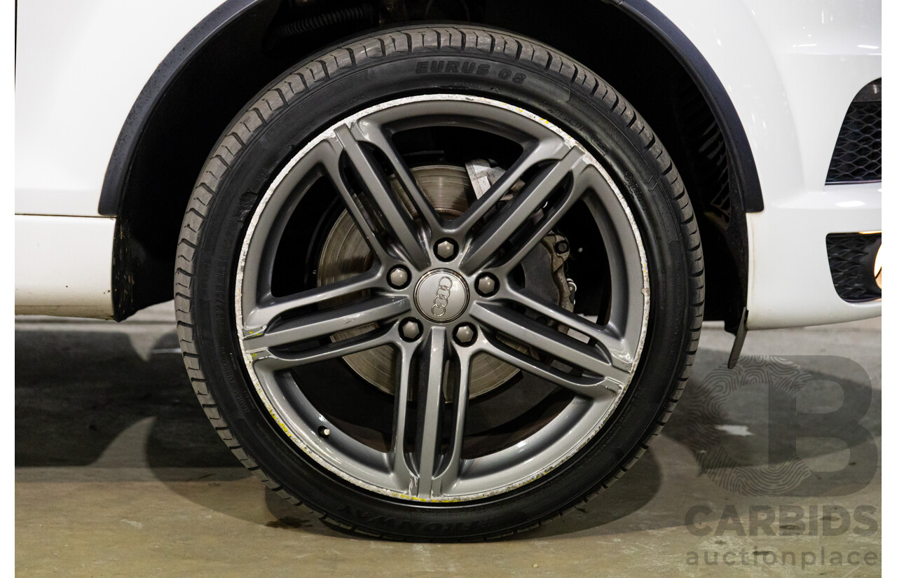 5/2013 Audi Q7 3.0 TDI Quattro MY13 4d Wagon Carrara White Turbo Diesel V6 3.0L