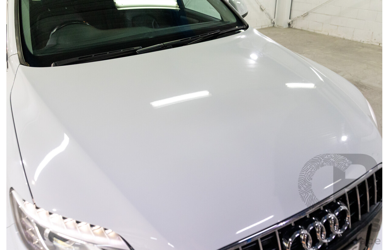 5/2013 Audi Q7 3.0 TDI Quattro MY13 4d Wagon Carrara White Turbo Diesel V6 3.0L