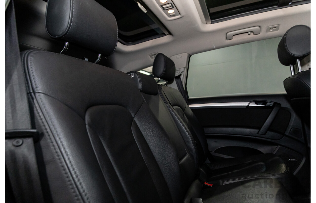 5/2013 Audi Q7 3.0 TDI Quattro MY13 4d Wagon Carrara White Turbo Diesel V6 3.0L