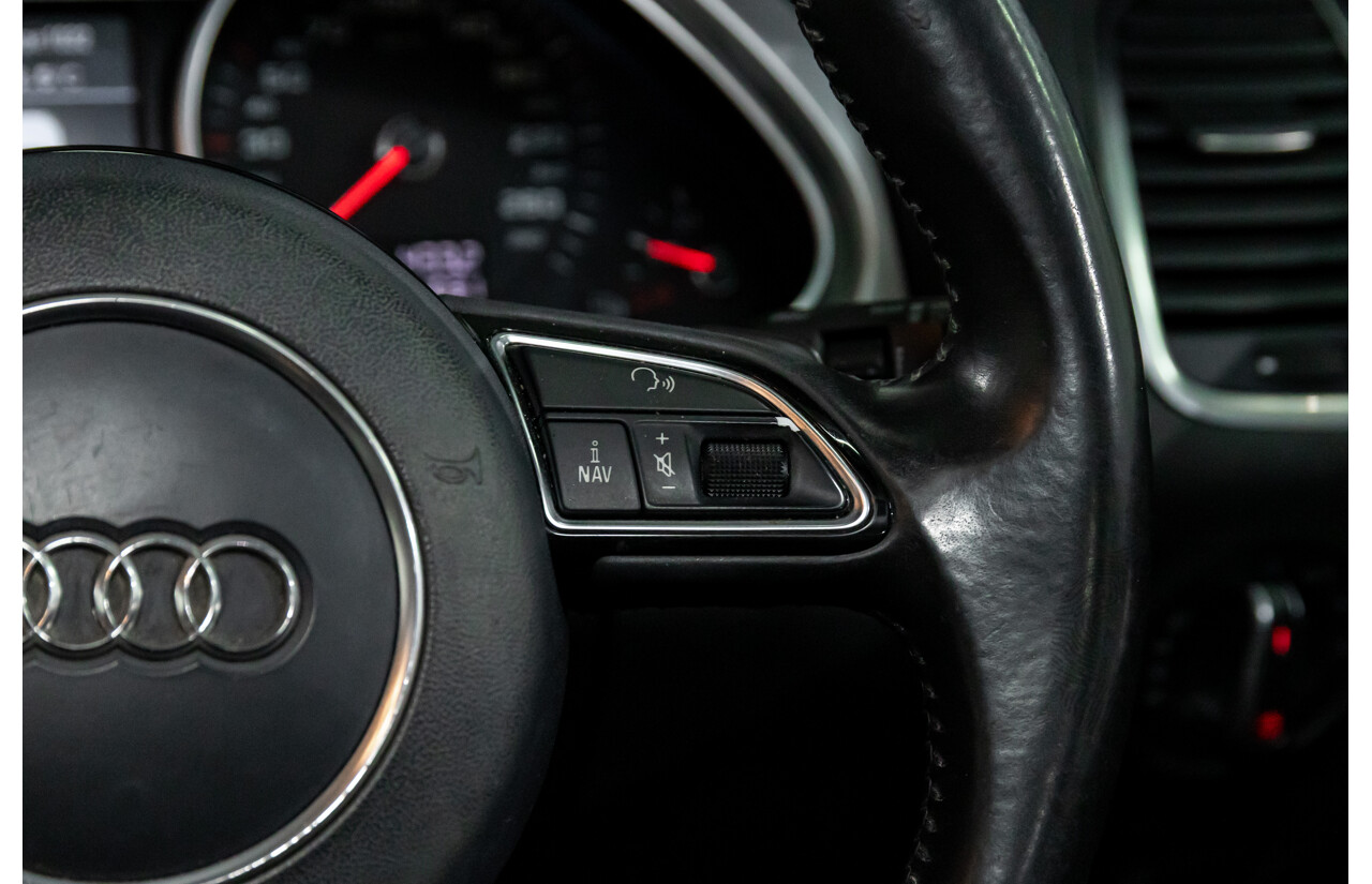 5/2013 Audi Q7 3.0 TDI Quattro MY13 4d Wagon Carrara White Turbo Diesel V6 3.0L