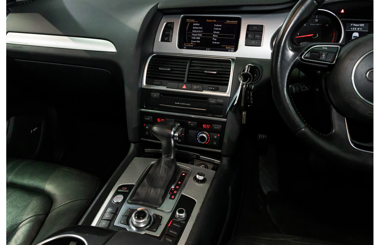 5/2013 Audi Q7 3.0 TDI Quattro MY13 4d Wagon Carrara White Turbo Diesel V6 3.0L