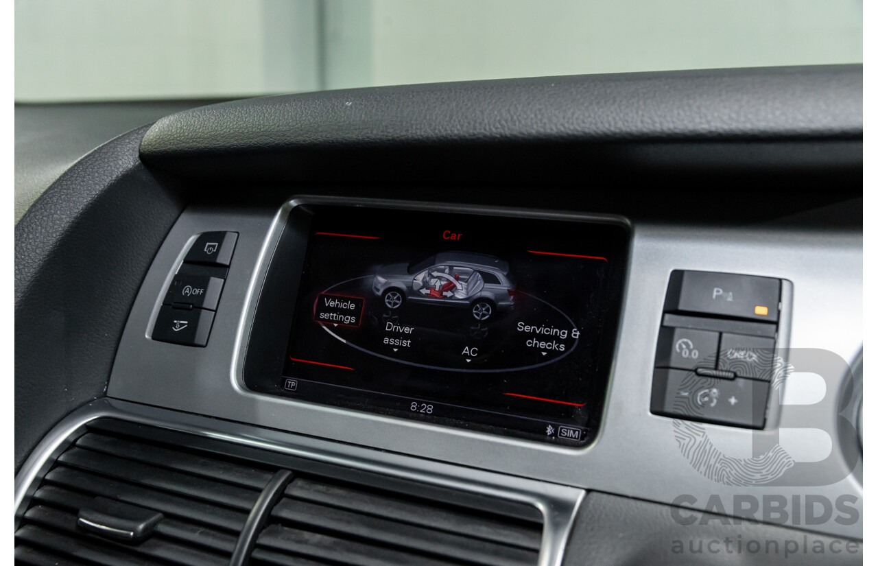 5/2013 Audi Q7 3.0 TDI Quattro MY13 4d Wagon Carrara White Turbo Diesel V6 3.0L