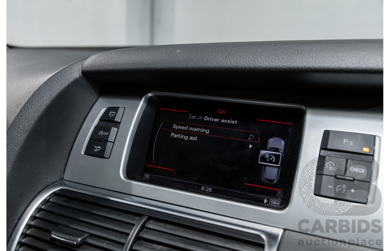 5/2013 Audi Q7 3.0 TDI Quattro MY13 4d Wagon Carrara White Turbo Diesel V6 3.0L