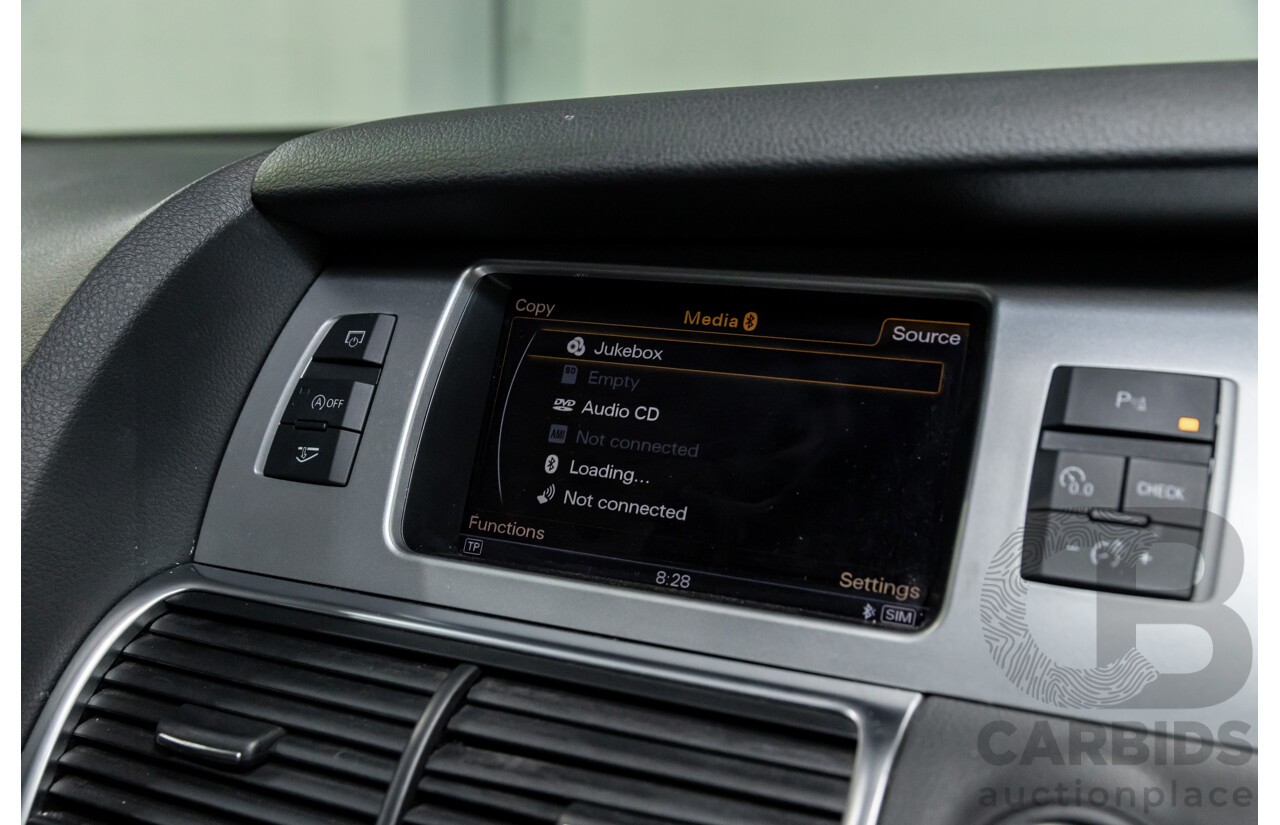 5/2013 Audi Q7 3.0 TDI Quattro MY13 4d Wagon Carrara White Turbo Diesel V6 3.0L