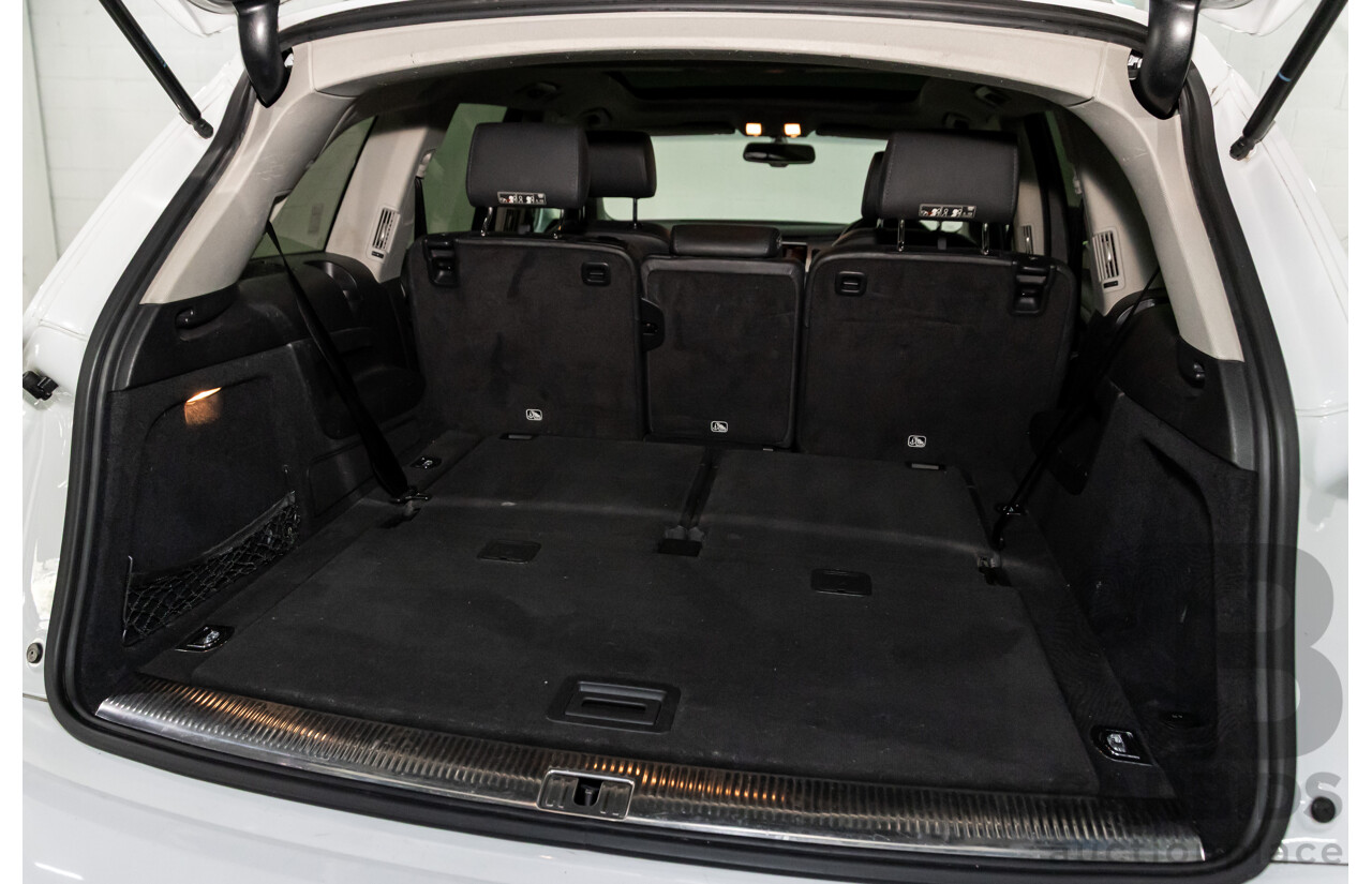 5/2013 Audi Q7 3.0 TDI Quattro MY13 4d Wagon Carrara White Turbo Diesel V6 3.0L