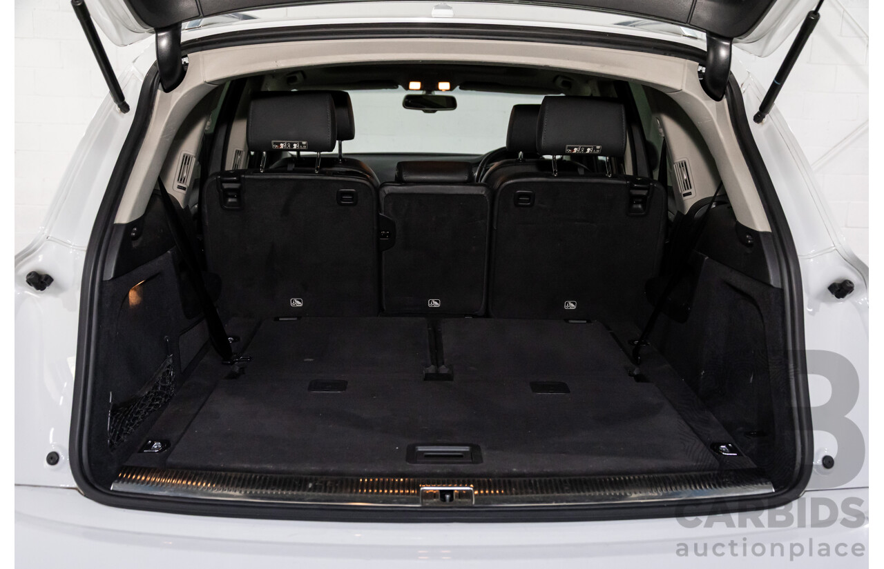 5/2013 Audi Q7 3.0 TDI Quattro MY13 4d Wagon Carrara White Turbo Diesel V6 3.0L