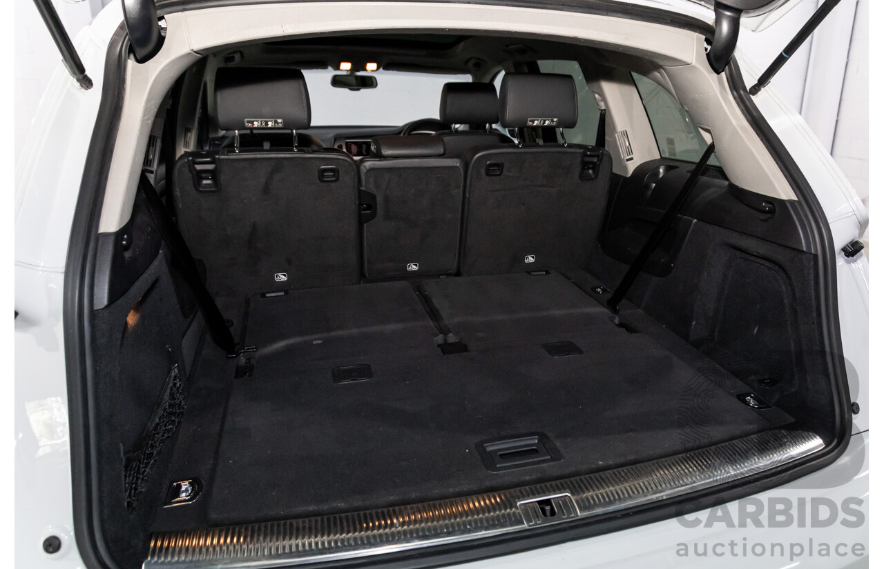 5/2013 Audi Q7 3.0 TDI Quattro MY13 4d Wagon Carrara White Turbo Diesel V6 3.0L