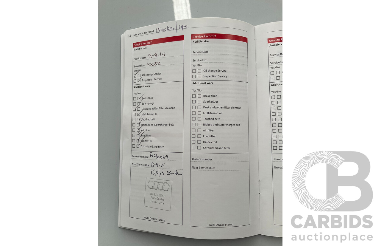 5/2013 Audi Q7 3.0 TDI Quattro MY13 4d Wagon Carrara White Turbo Diesel V6 3.0L