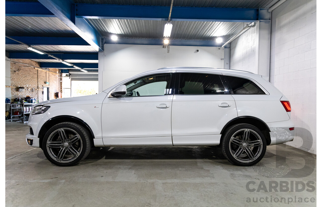 5/2013 Audi Q7 3.0 TDI Quattro MY13 4d Wagon Carrara White Turbo Diesel V6 3.0L