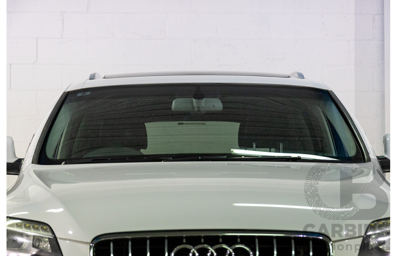5/2013 Audi Q7 3.0 TDI Quattro MY13 4d Wagon Carrara White Turbo Diesel V6 3.0L