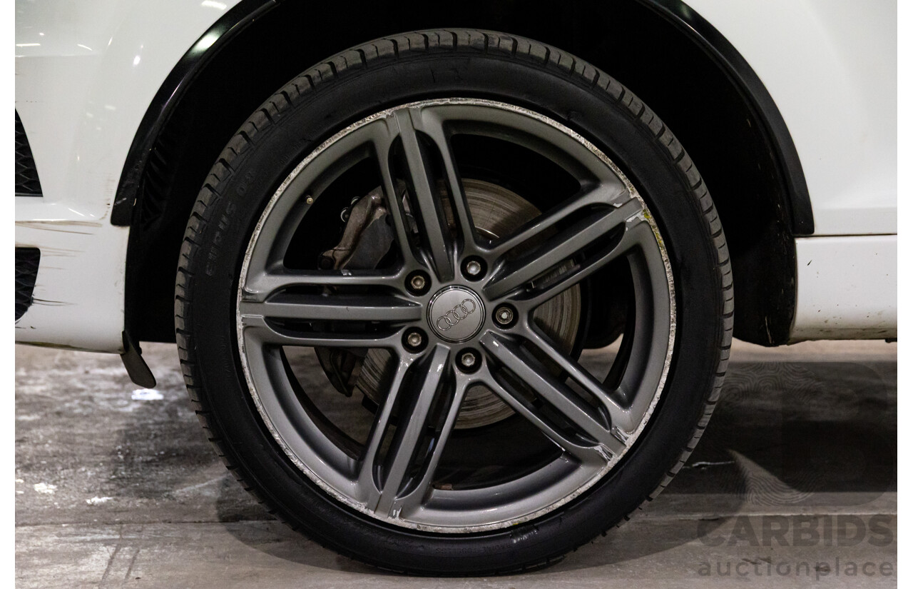 5/2013 Audi Q7 3.0 TDI Quattro MY13 4d Wagon Carrara White Turbo Diesel V6 3.0L