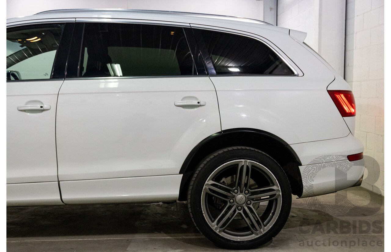 5/2013 Audi Q7 3.0 TDI Quattro MY13 4d Wagon Carrara White Turbo Diesel V6 3.0L