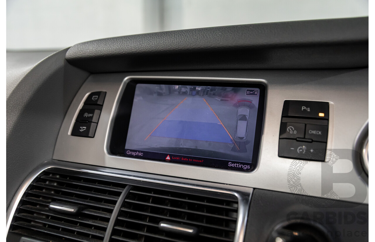 1/2012 Audi Q7 3.0 TDI Quattro MY12 4d Wagon Night Black Turbo Diesel V6 3.0L - 7 Seater