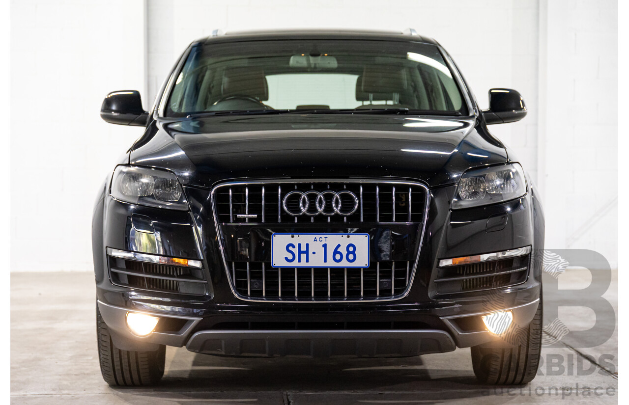 1/2012 Audi Q7 3.0 TDI Quattro MY12 4d Wagon Night Black Turbo Diesel V6 3.0L - 7 Seater