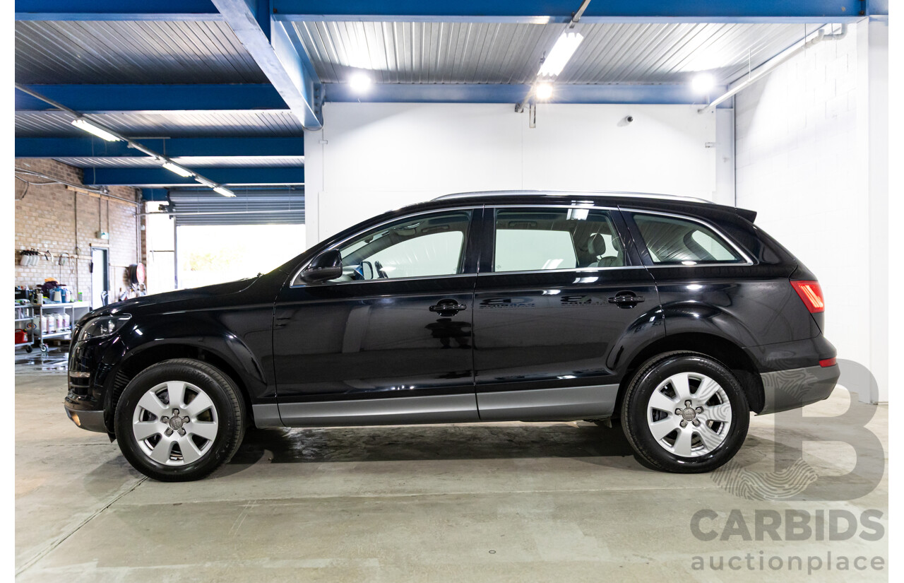 1/2012 Audi Q7 3.0 TDI Quattro MY12 4d Wagon Night Black Turbo Diesel V6 3.0L - 7 Seater