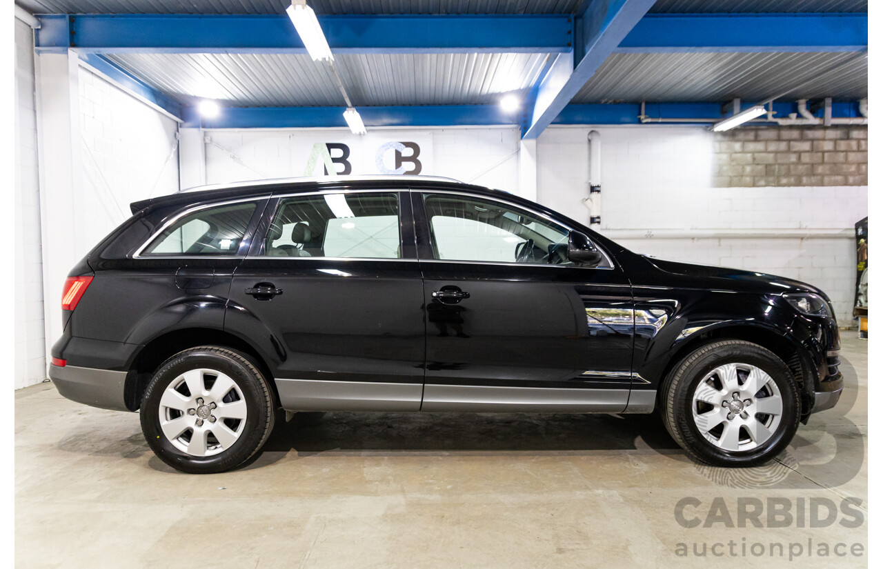 1/2012 Audi Q7 3.0 TDI Quattro MY12 4d Wagon Night Black Turbo Diesel V6 3.0L - 7 Seater