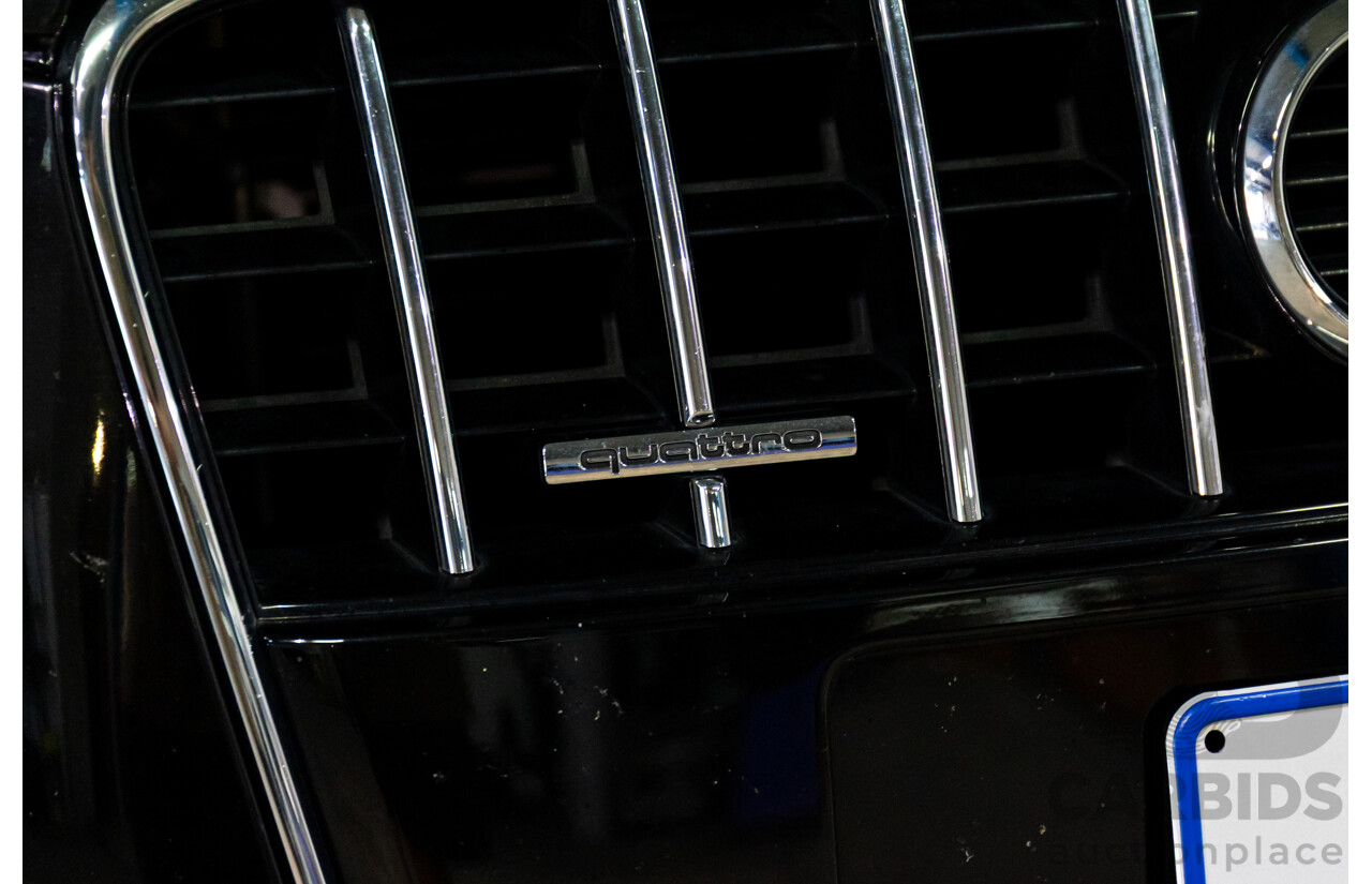 1/2012 Audi Q7 3.0 TDI Quattro MY12 4d Wagon Night Black Turbo Diesel V6 3.0L - 7 Seater