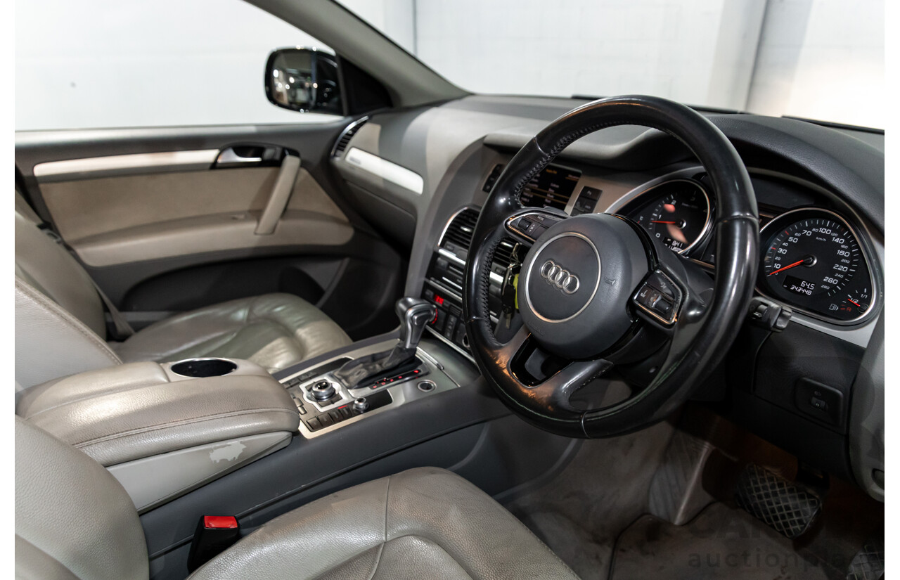 1/2012 Audi Q7 3.0 TDI Quattro MY12 4d Wagon Night Black Turbo Diesel V6 3.0L - 7 Seater