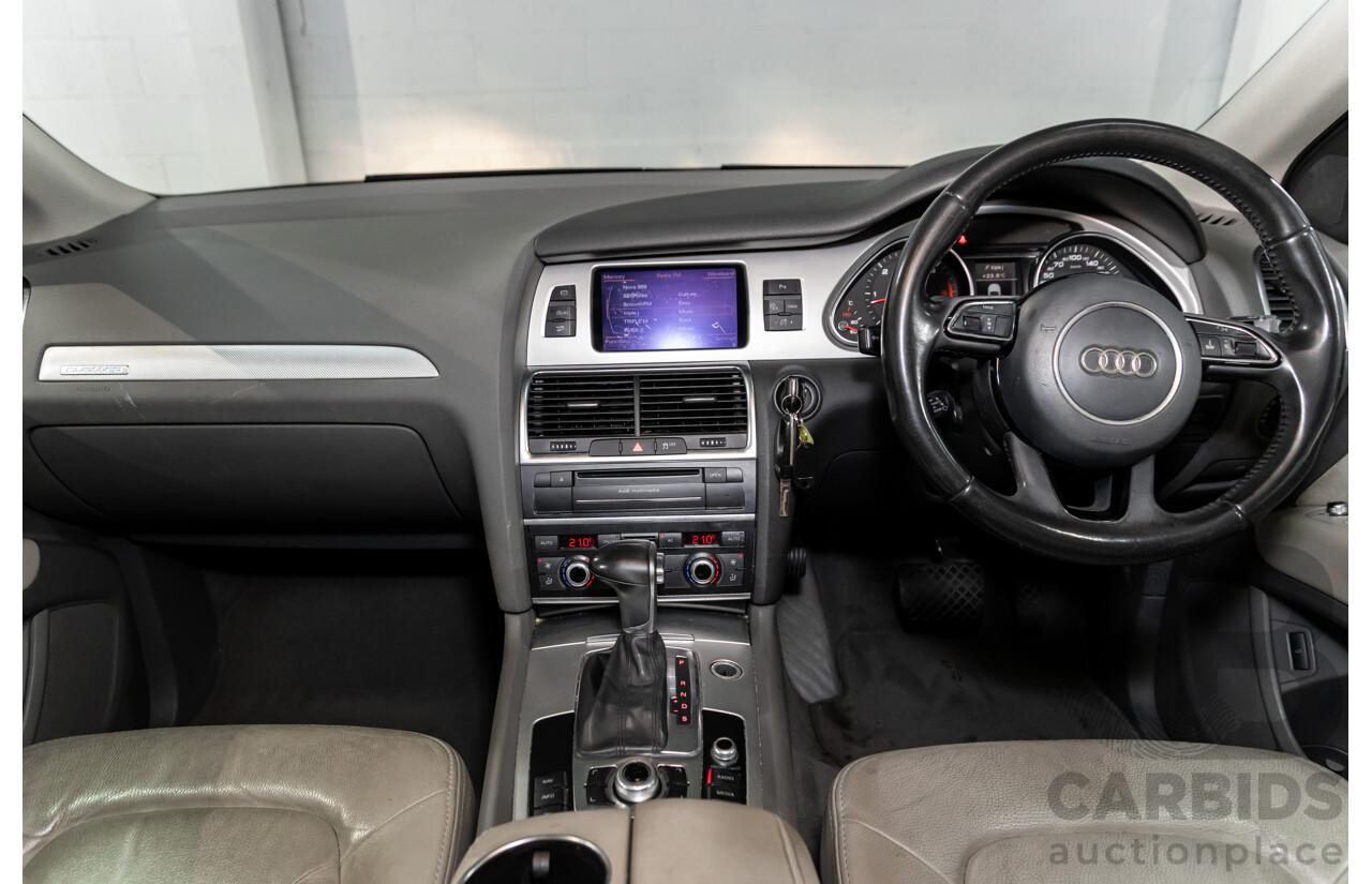 1/2012 Audi Q7 3.0 TDI Quattro MY12 4d Wagon Night Black Turbo Diesel V6 3.0L - 7 Seater