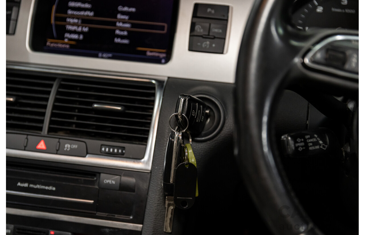 1/2012 Audi Q7 3.0 TDI Quattro MY12 4d Wagon Night Black Turbo Diesel V6 3.0L - 7 Seater