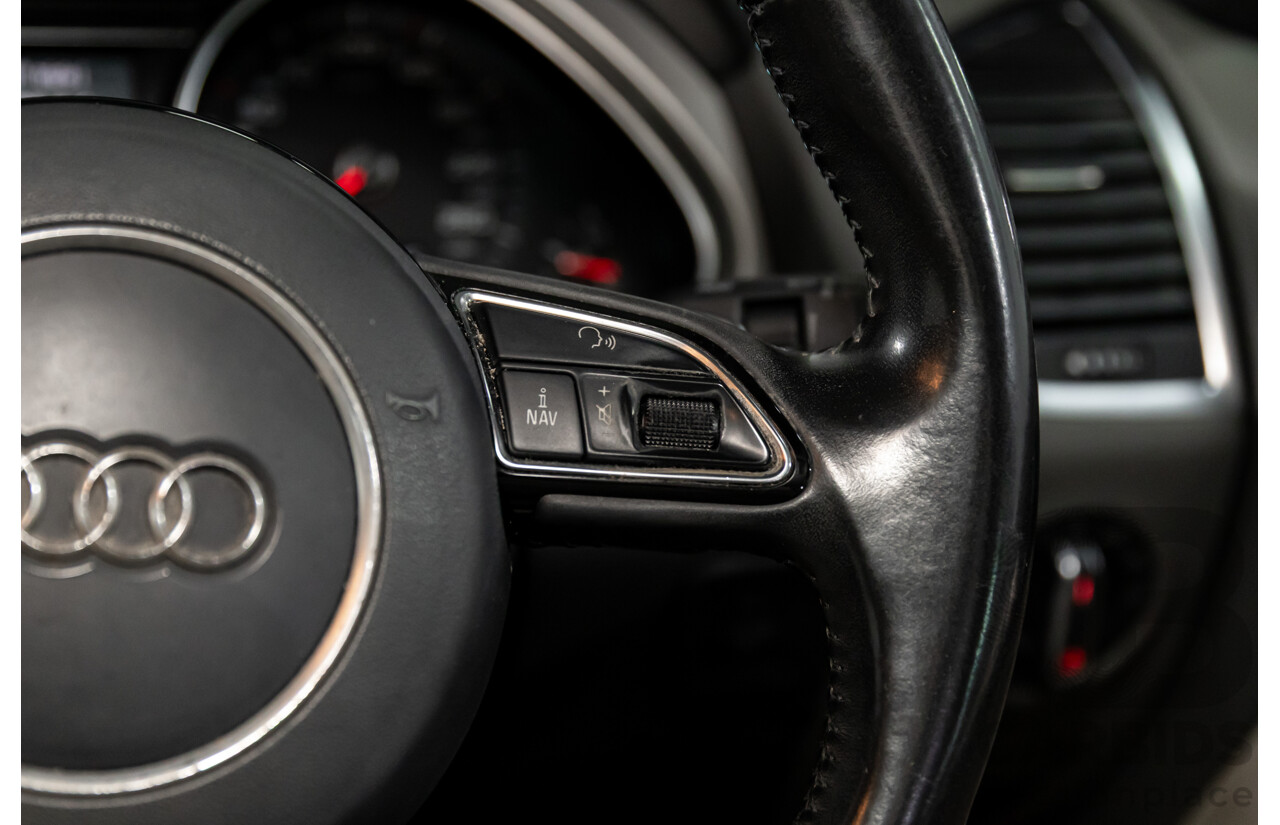 1/2012 Audi Q7 3.0 TDI Quattro MY12 4d Wagon Night Black Turbo Diesel V6 3.0L - 7 Seater