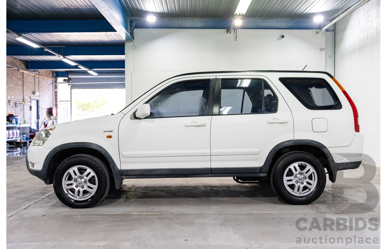 8/2002 Honda CR-V (4x4) MY02 4d Wagon Taffeta White 2.4L