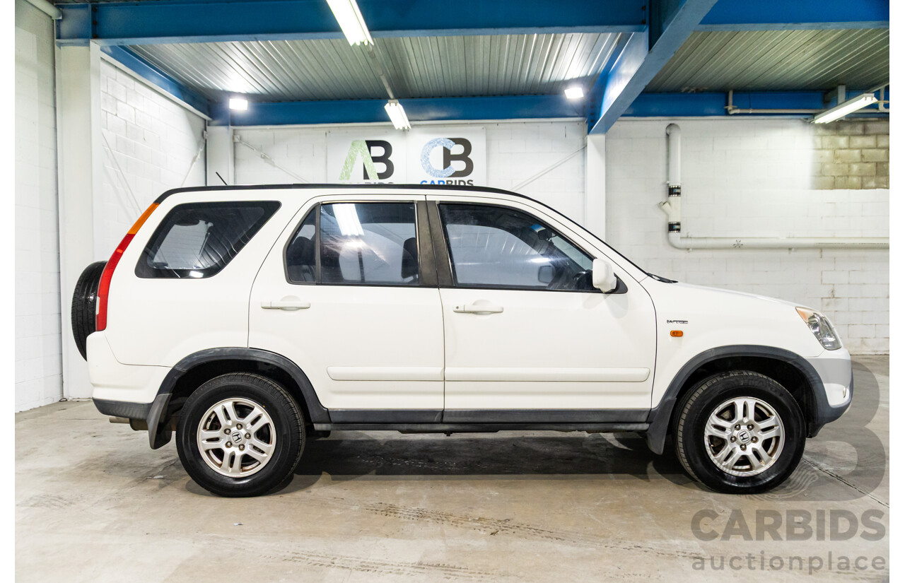 8/2002 Honda CR-V (4x4) MY02 4d Wagon Taffeta White 2.4L