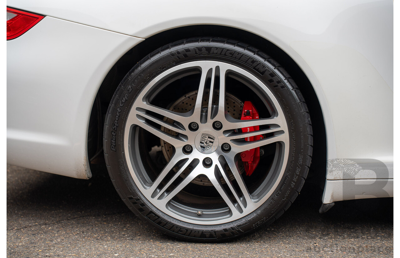 2007 Porsche 911 Carrera 4 S 997 (AWD) 2d Cabriolet Carrara White 3.8L - 12/13 Personal Import