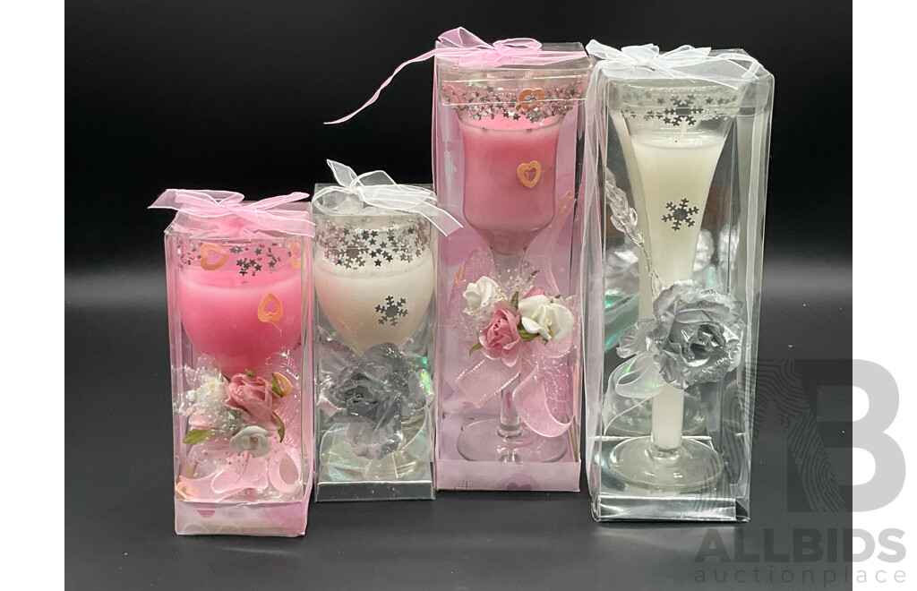 Decorative Scented Candle in Glass - Lot of 208